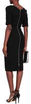 Thumbnail for your product : Amanda Wakeley Grosgrain-trimmed Stretch-ponte Dress