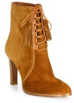 Thumbnail for your product : Michael Kors Collection Odile Suede Lace-Up Booties