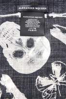 Thumbnail for your product : Alexander McQueen Skull & Bones Printed Scarf