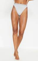 Thumbnail for your product : PrettyLittleThing Nude Tonal High Leg Knicker