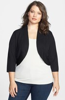 Thumbnail for your product : Eileen Fisher Three Quarter Sleeve Shrug (Plus Size)