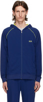 Thumbnail for your product : HUGO BOSS Blue Mix Match Hoodie