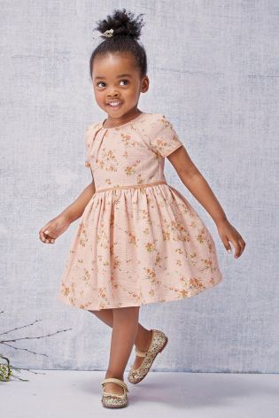 Next Pink Floral Prom Dress (3mths-6yrs) - ShopStyle