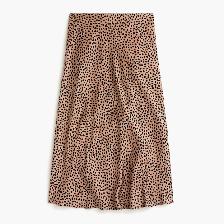 leopard dot skirt