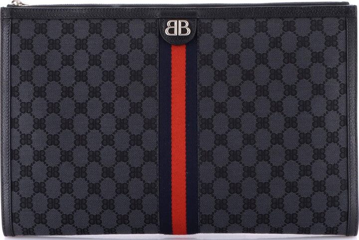 Balenciaga x Gucci The Hacker Project Laptop Pouch BB Canvas