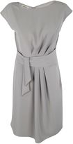 Thumbnail for your product : Armani Collezioni Cady Waist-Tie Crepe Dress