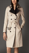 Thumbnail for your product : Burberry Cashmere Detail Gabardine Trench Coat