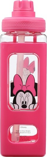 Disney Mickey Mouse 24 Oz. Plastic Square Water Bottle