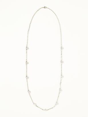 Old Navy Crystal-Stone Chain Necklace for Women