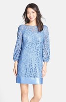 Thumbnail for your product : Laundry by Shelli Segal Satin Trim Lace Shift Dress