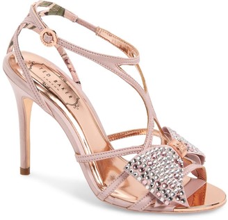 Ted Baker Arayi Crystal Bow Strappy Sandal