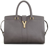 Thumbnail for your product : Saint Laurent Y Ligne Medium Tote Bag, Gray