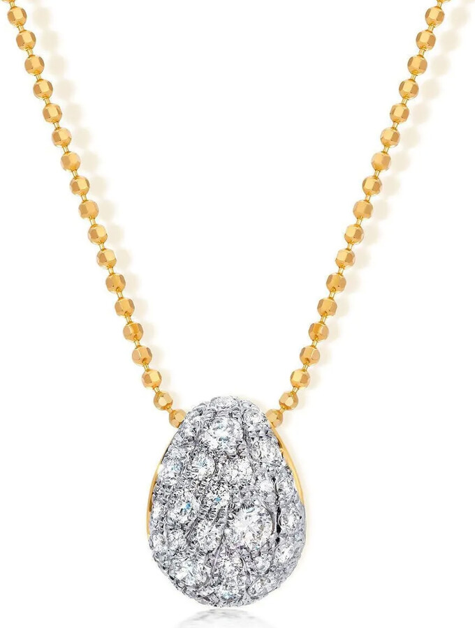 graziela 18K yellow gold Bahia diamond necklace