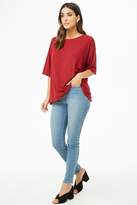 Thumbnail for your product : Forever 21 Ribbed Knit Boat Neck Top