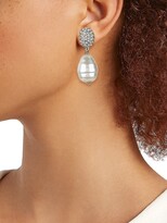 Thumbnail for your product : Kenneth Jay Lane Crystal & Glass Pearl Drop Earrings
