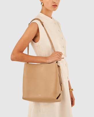 Oroton Women's Brown Leather bags - Margot Hobo - Size One Size at The Iconic