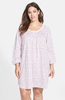 Thumbnail for your product : Carole Hochman Designs 'Blushing Bouquets' Short Nightgown (Plus Size)