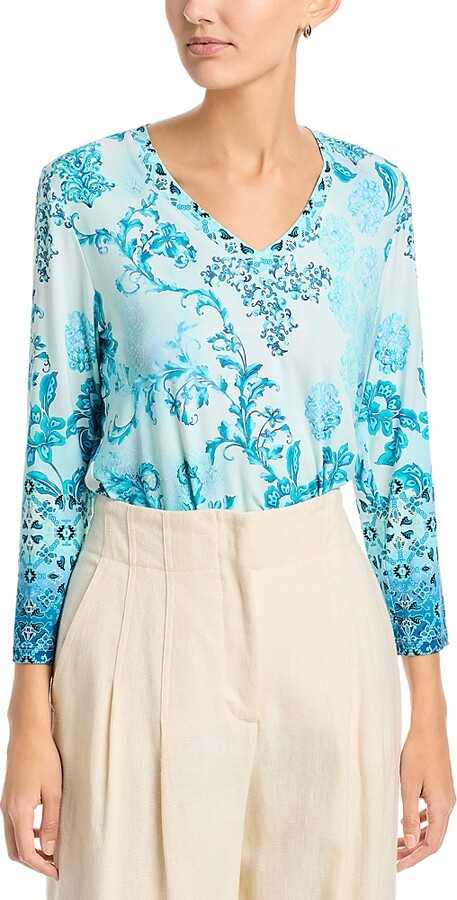 Johnny Was The Janie V Neck Tee