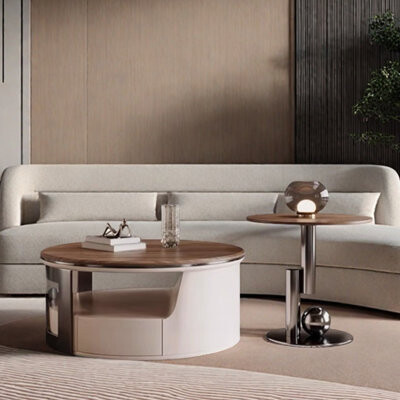 Wu's StylishVault Light luxury design sense coffee table