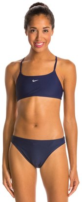 Nike Swim Nylon Core Solids Sport Top 2PC Swimsuit Set 4303