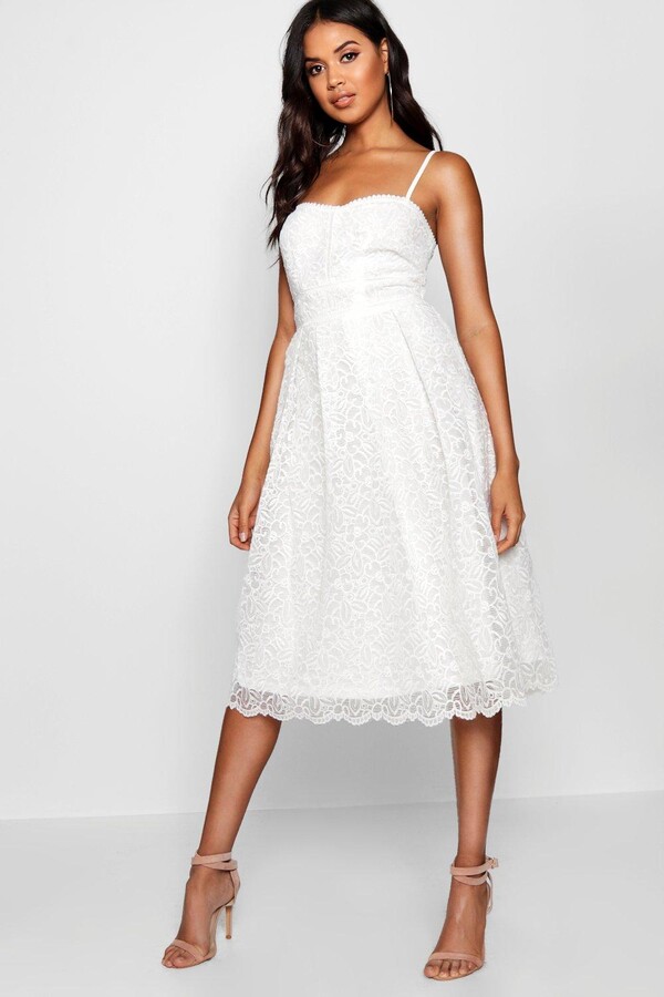 white strappy dress uk
