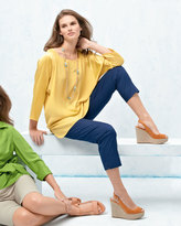 Thumbnail for your product : Neiman Marcus Laney Silk Top