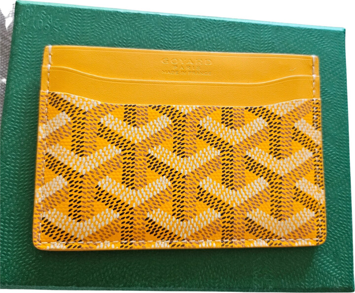 Goyard Malesherbes Card Wallet, Orange