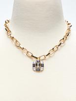 Thumbnail for your product : Banana Republic Geo Sapphire Pendant Necklace