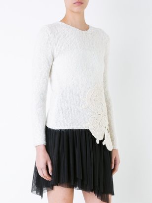 Jay Ahr flower patch pullover