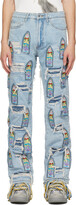 Thumbnail for your product : Who Decides War by MRDR BRVDO Blue Fusion Jeans