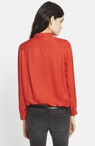 Thumbnail for your product : The Kooples Crocodile Print Crepe Blouse