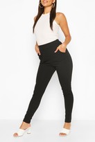 Thumbnail for your product : boohoo Pastel Pocket Detail Casual Skinny Trousers