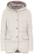 Thumbnail for your product : Brunello Cucinelli Virgin wool flannel down jacket