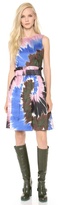 Thumbnail for your product : Rodarte Tie Dye Silk Belted Dress