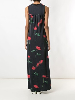 OSKLEN Rose-Print Long Dress