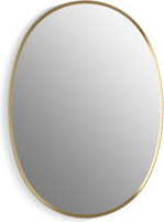 Kohler Verdera 24 in x 34 in Oval Framed Medicine Cabinet, Surface Mount or Recessed