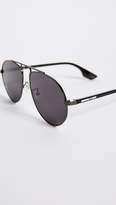 Thumbnail for your product : McQ Western Tear Drop Pilot Aviator Sunglasses