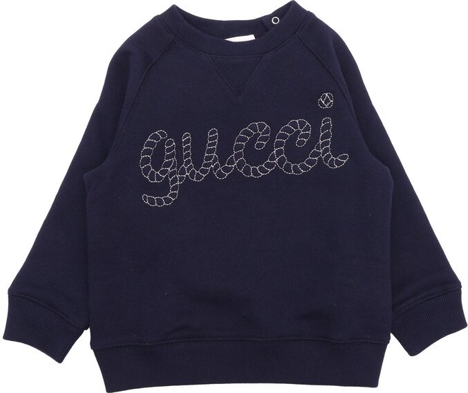 Gucci Children Embroidered Crewneck Sweatshirt