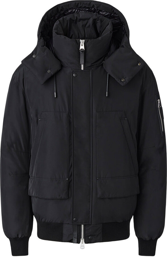 Mackage Viggo Classic Down Bomber Jacket With Removable Hood ShopStyle