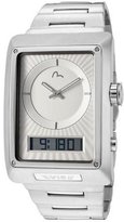 Thumbnail for your product : Evisu Men's Shinzo Ivory Analog-Digital Dial Stainless Steel 7014-22 Watch