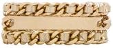 Thumbnail for your product : Ettika Leather and Chain ID Bracelet