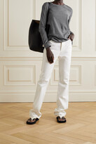 Thumbnail for your product : FRANCES DE LOURDES Marlon Slub Cashmere And Cotton-blend Top