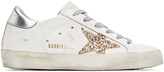 Thumbnail for your product : Golden Goose SSENSE Exclusive White & Silver Super-Star Classic Sneakers