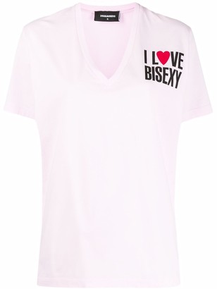 DSQUARED2 logo print T-shirt