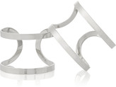 Thumbnail for your product : Maison Martin Margiela 7812 Maison Martin Margiela Set of two silver-plated arm cuffs