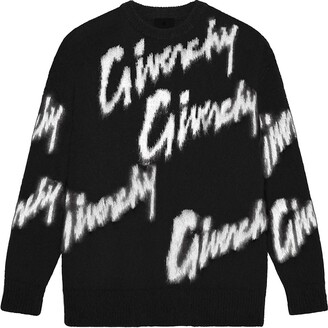 Givenchy Sweater In All-Over Intarsia Mohair And Wool - ShopStyle