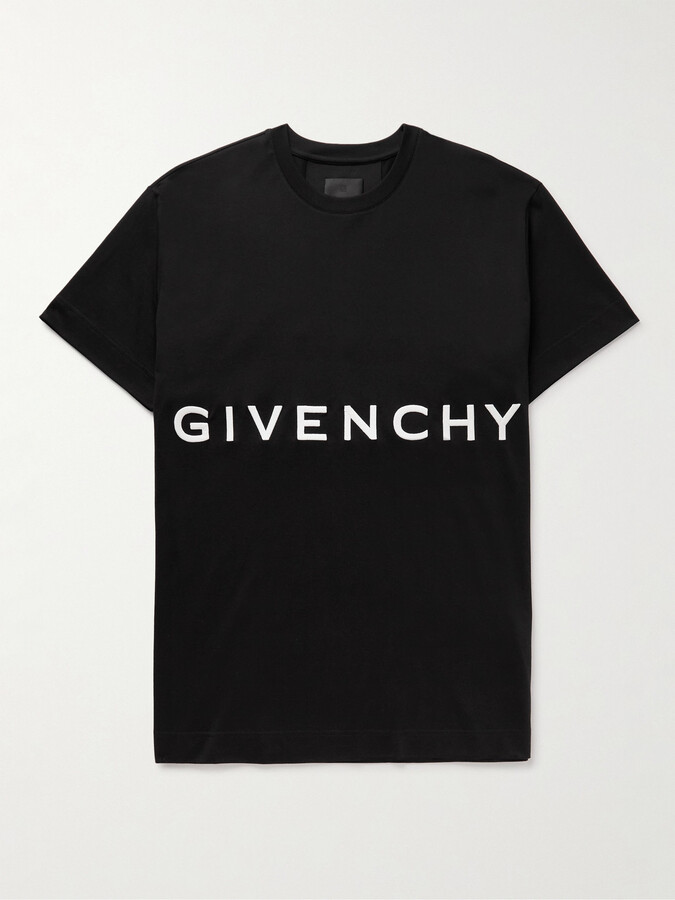Givenchy Logo-Embroidered Cotton-Jersey T-Shirt