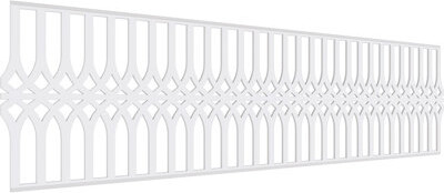 PCI Enterprises 24 1/4"H x 94 1/2"W x 3/8"D Wainscot Paneling