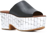 Thumbnail for your product : See by Chloe Mirrored Platform Mules