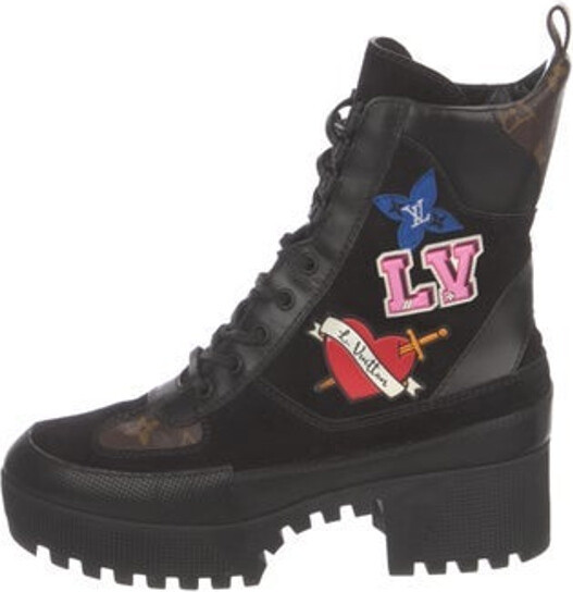 lv black boots
